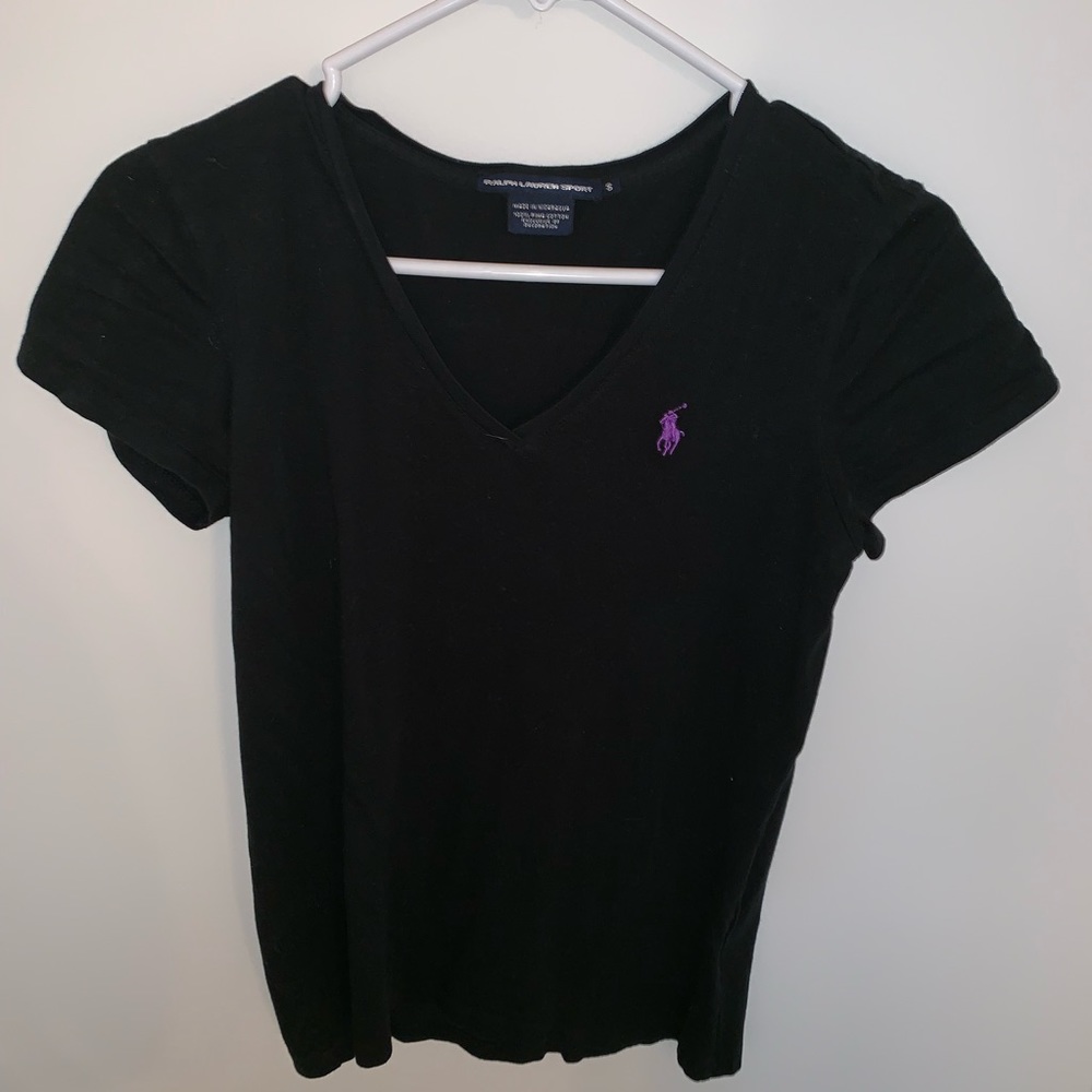 Black Ralph Lauren polo T-shirt